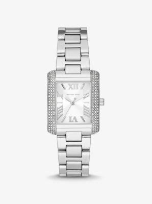 michael kors emery|Mini Emery Pavé Silver.